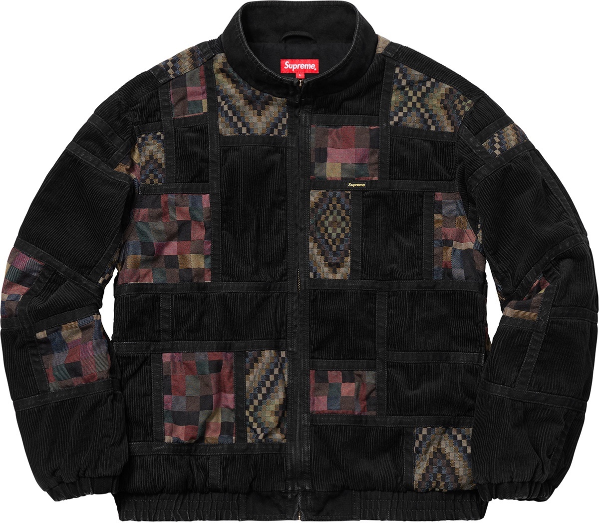 Corduroy Patchwork Denim Jacket view 8